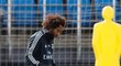 Brazilský obránce Realu Marcelo trénoval před duelem v Plzni kvůli zranění jen individuálně
