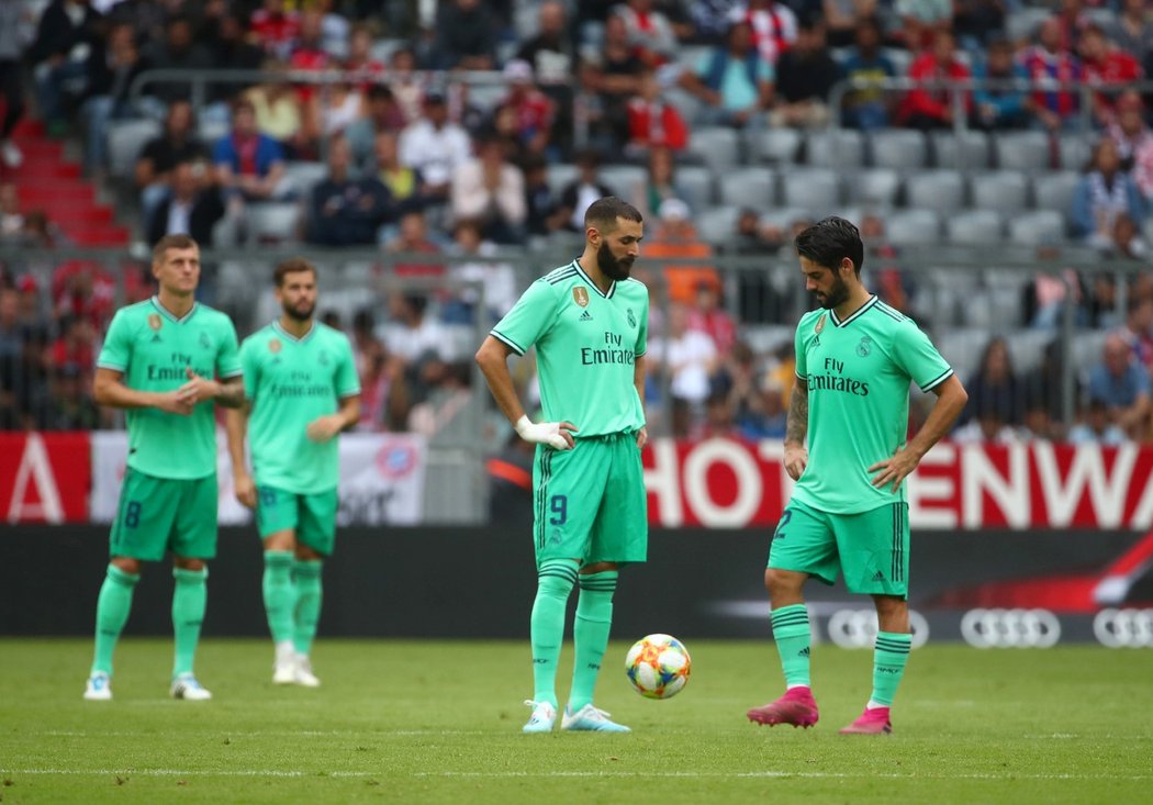 Fotbalisté Realu Madrid v přípravném utkání s Fenerbahce Istanbul