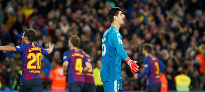 Brankář Realu Madrid v duelu proti Barceloně inkasoval hned pětkrát