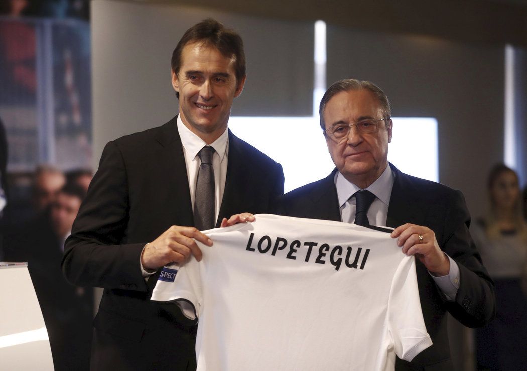 Julen Lopetegui byl představen jako nový trenér Realu Madrid