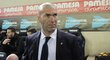 Trenér Realu Madrid Zinedine Zidane během utkání s Villarrealem