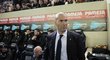 Trenér Realu Madrid Zinedine Zidane během utkání s Villarrealem