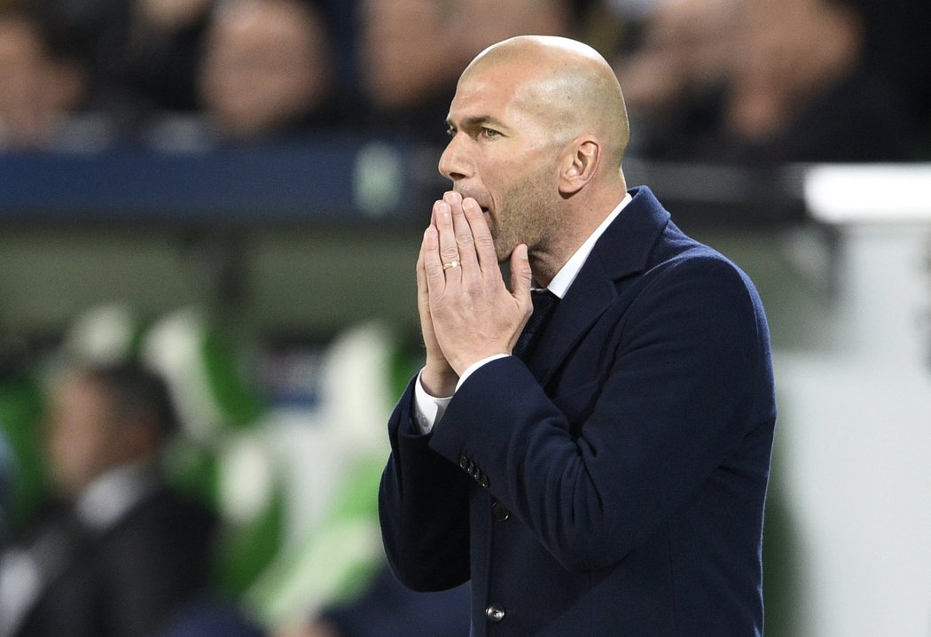 Zinedine Zidane nemohl být s výkonem svého týmu spokojen