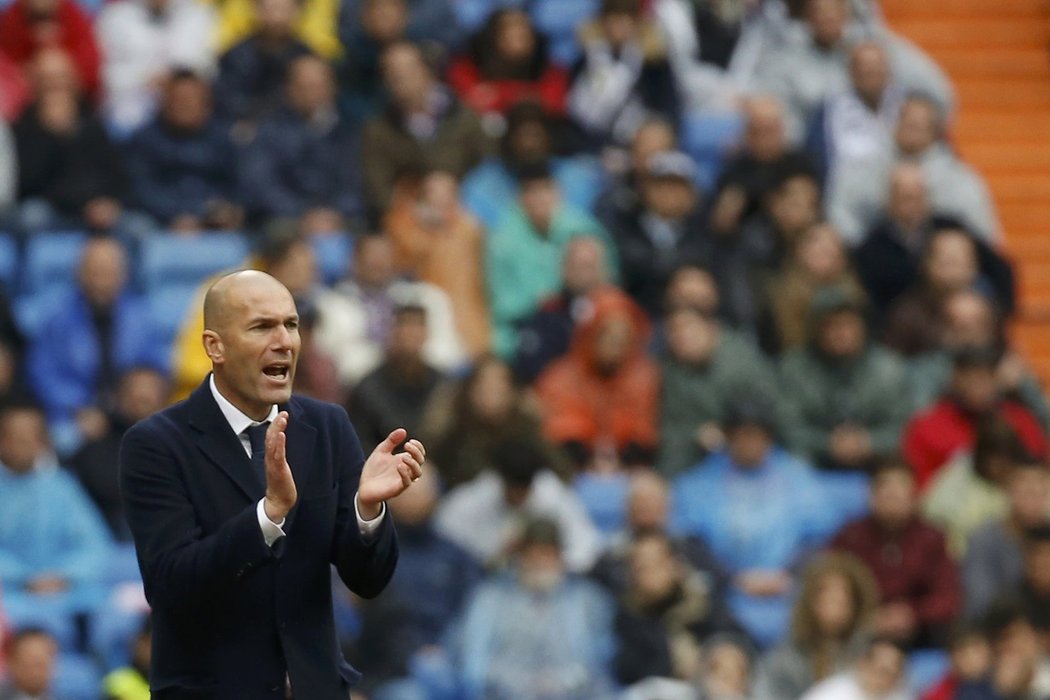 Trenér Realu Madrid Zinedin Zidane