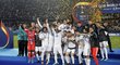 Fotbalisté Realu Madrid slaví titul