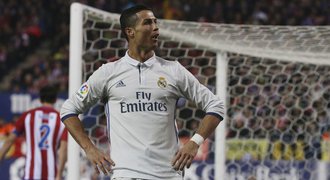 SESTŘIHY: Ronaldo sestřelil Atlétiko hattrickem, Barcelona má jen bod