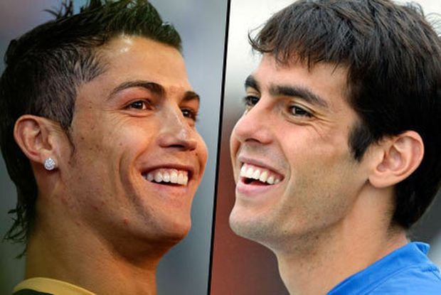 Cristiano Ronaldo a Kaká Cristiano Ronaldo a Kaká