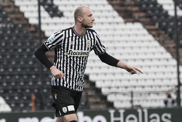 Český útočník Michael Krmenčík hraje za řecký PAOK