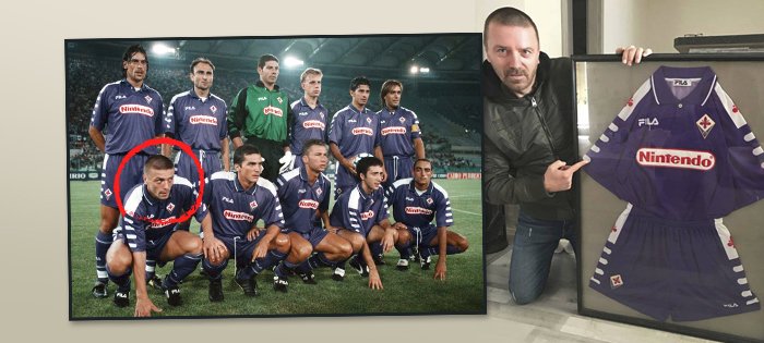 Bývalý vynikající fotbalový obránce Tomáš Řepka se pochlubil svým dresem z italské Fiorentiny, ve kterém vstřelil branku slavnému Gianluigi Buffonovi