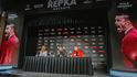Tomáš Řepka na tiskové konferenci ke svému filmu
