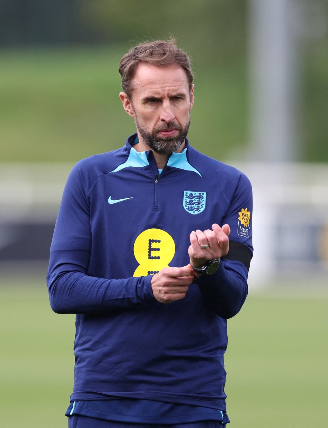 Trenér anglické reprezentace Gareth Southgate