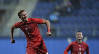 VIDEO: Česko - Dánsko 1:1. Barák se trefil při debutu, hosté srovnali