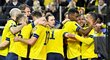 Švédští fotbalisté slaví postup do finále baráže o MS po výhře nad Českem