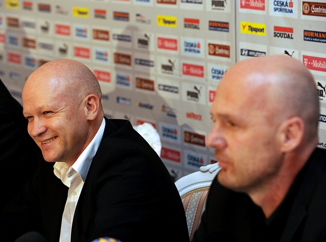 Ivan Hašek (vlevo) Michalu Bílkovi věří
