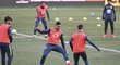 Záložník Realu Madrid Casemiro na tréninku v Edenu málem dostal jesličky