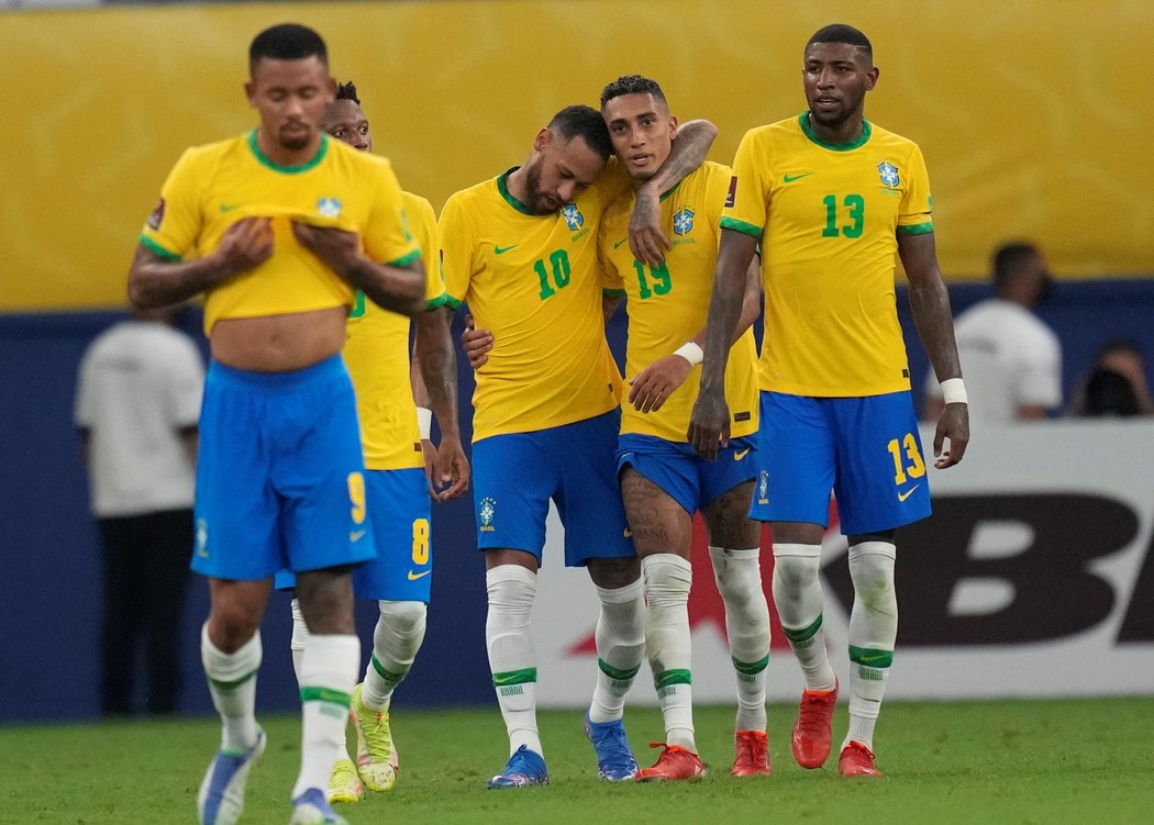 Fotbalisté Brazílie v kvalifikaci o postup na MS porazili Uruguay 4:1