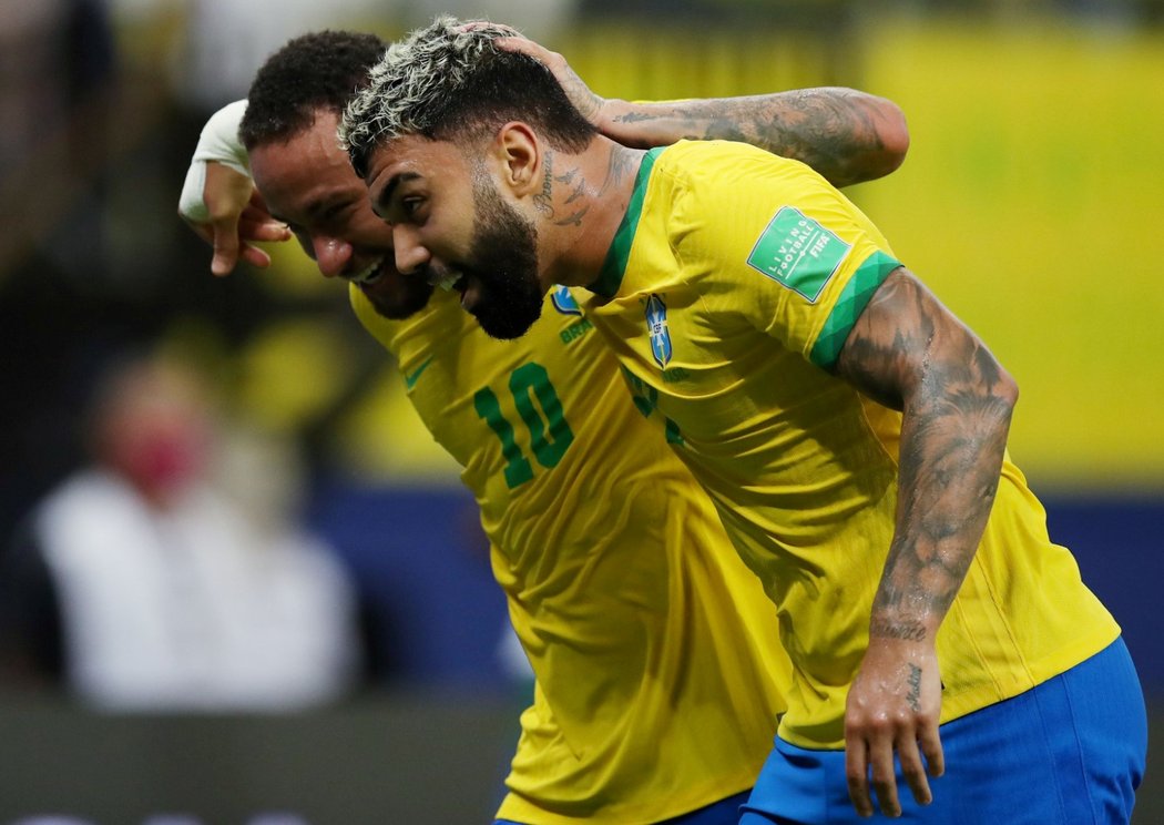 Fotbalisté Brazílie v kvalifikaci o postup na MS porazili Uruguay 4:1