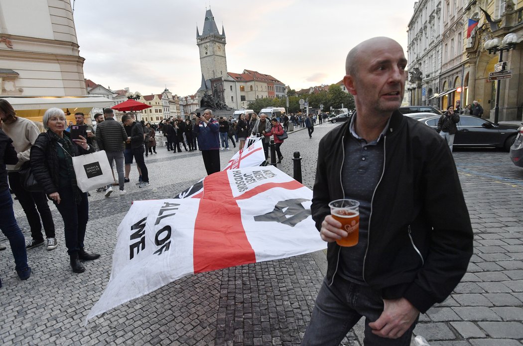 Angličtí fans na &#34;Staromáku&#34;