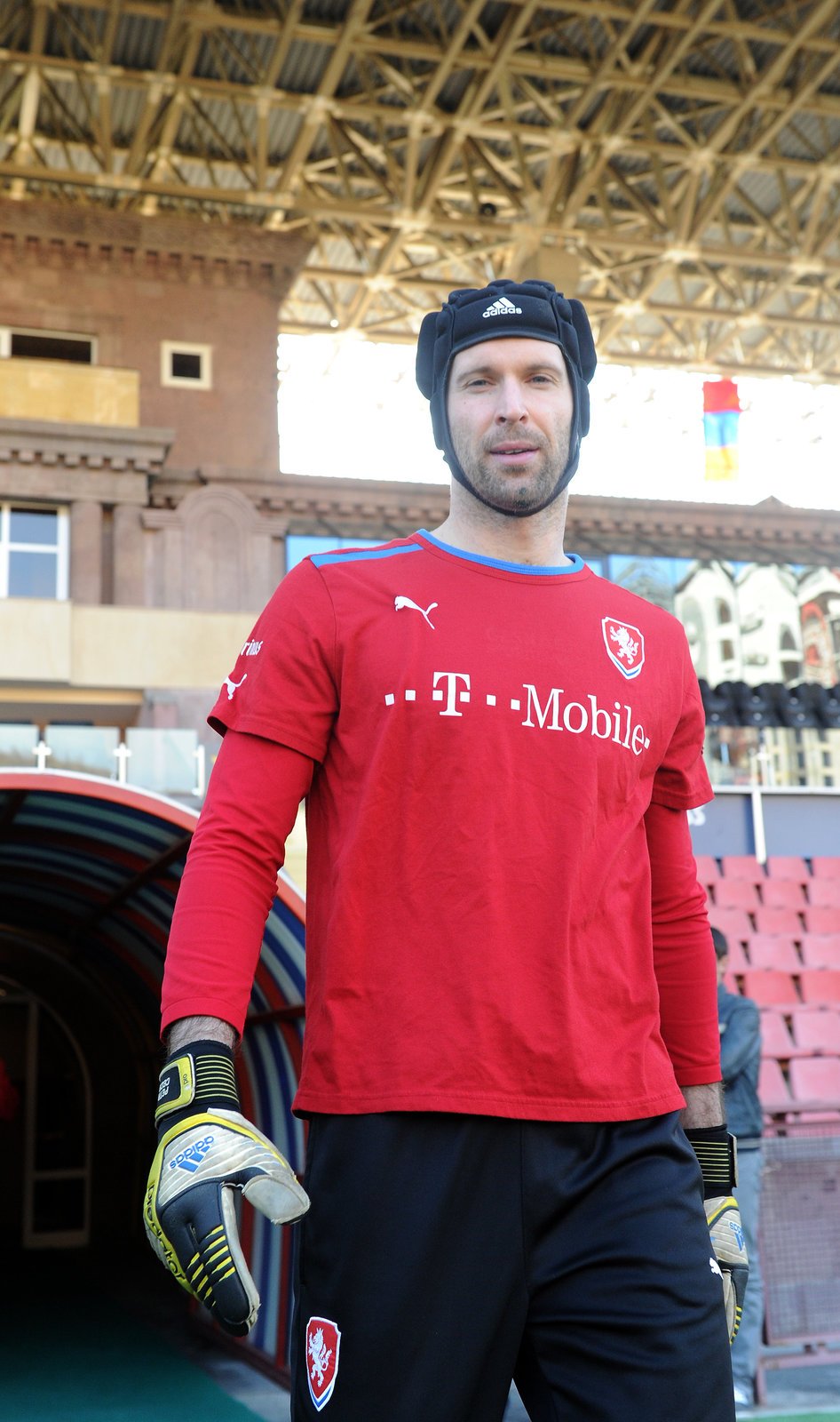 Petr Čech je hlavní hvězdou fotbalové reprezentace