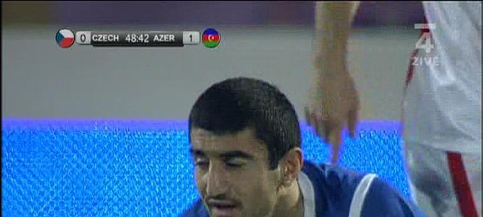 Fotbalisté Ázerbájadžánu české fotbalisty zaskočili