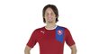 Na snímku v novém dresu pózuje kapitán reprezentace Tomáš Rosický