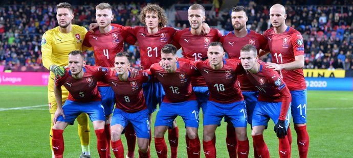 Česká fotbalová reprezentace před zápasem s Kosovem
