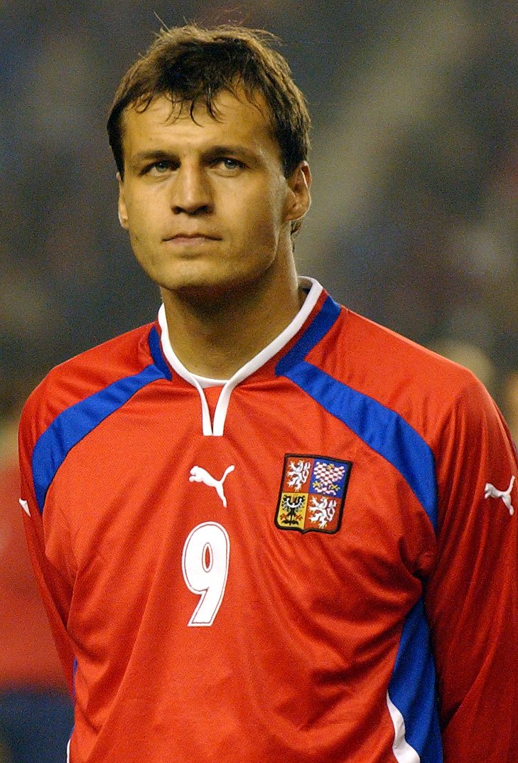 Vratislav Lokvenc během kvalifikace o MS 2002 proti Bulharsku