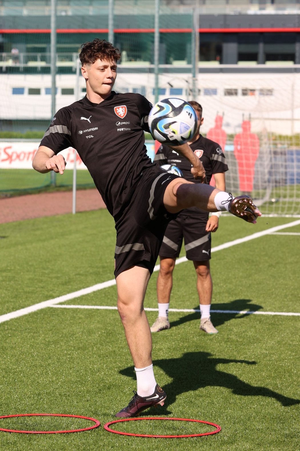 Ladislav Krejčí na reprezentačním tréninku