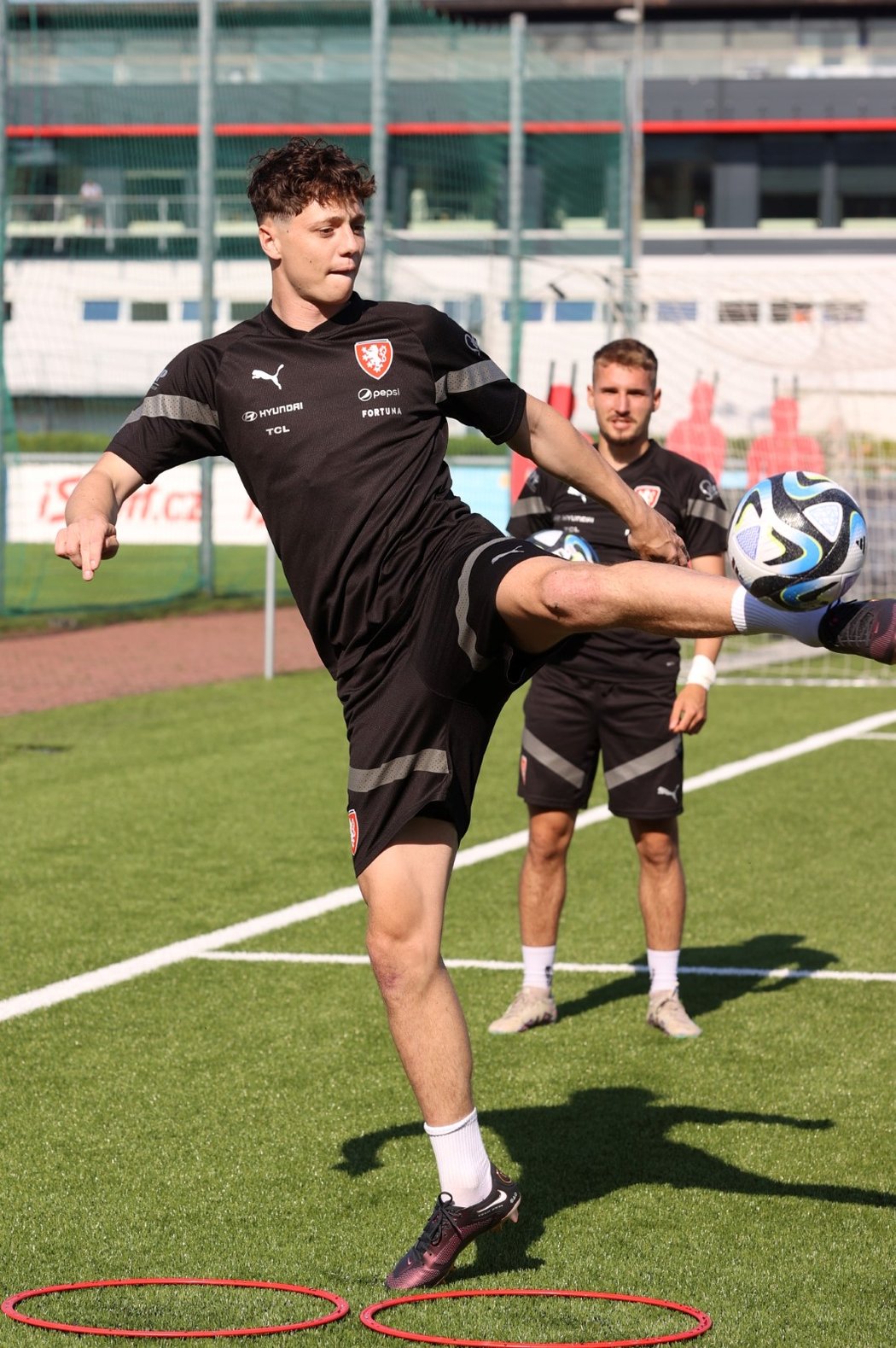Ladislav Krejčí na tréninku reprezentace