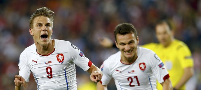 I góly Bořka Dočkala a Davida Lafaty přispěly posunu Česka na žebříčku FIFA