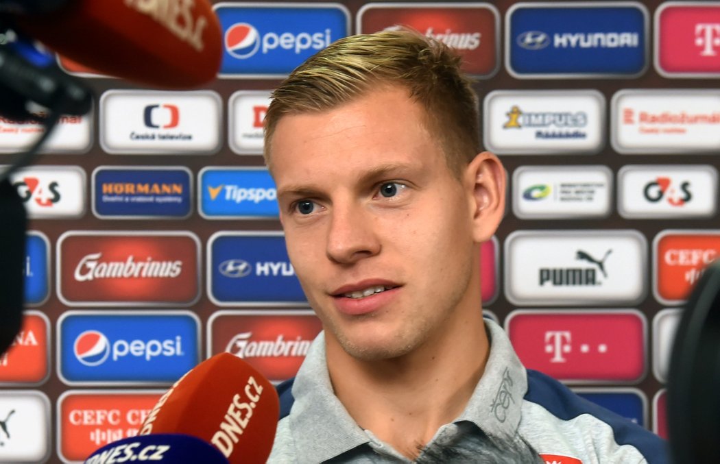 Matěj Vydra během reprezentačního srazu