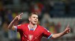 David Douděra slaví premiérový gól v reprezentaci proti Moldavsku