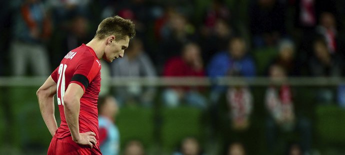 Milan Škoda se v utkání v Polsku gólově neprosadil