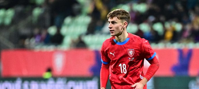 Kryštof Daněk v utkání proti San Marinu