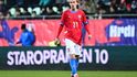 Michal Beran v utkání proti San Marinu