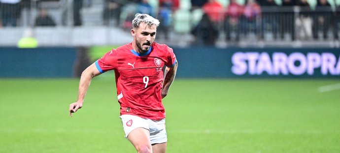 Tomáš Ladra v utkání proti San Marinu