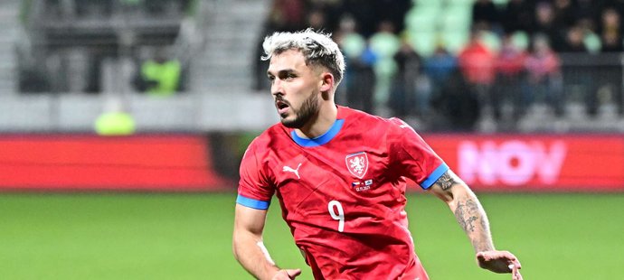 Tomáš Ladra v utkání proti San Marinu