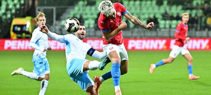 Tomáš Ladra v utkání proti San Marinu