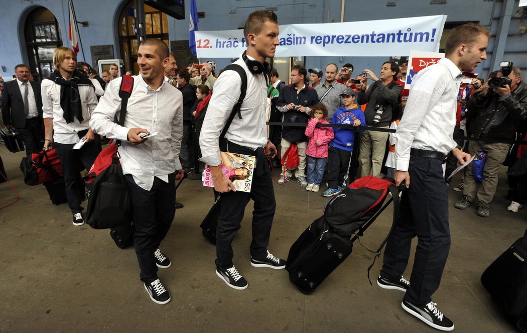 Fotbalová reprezentace se rozhodla na EURO odcestovat vlakem