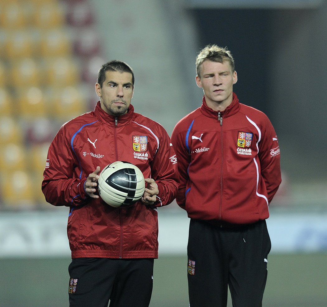 Jan Rajnoch (vpravo) při debatě s Milanem Barošem