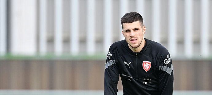 David Jurásek na svém prvním reprezentačním srazu