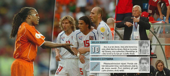 Jak byli ohodnoceni hráči v legendárním zápase na EURO 2004 s Nizozemskem?