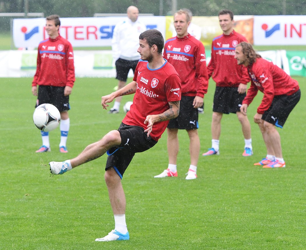 Daniel Pudil na rakouském soustředění české reprezentace