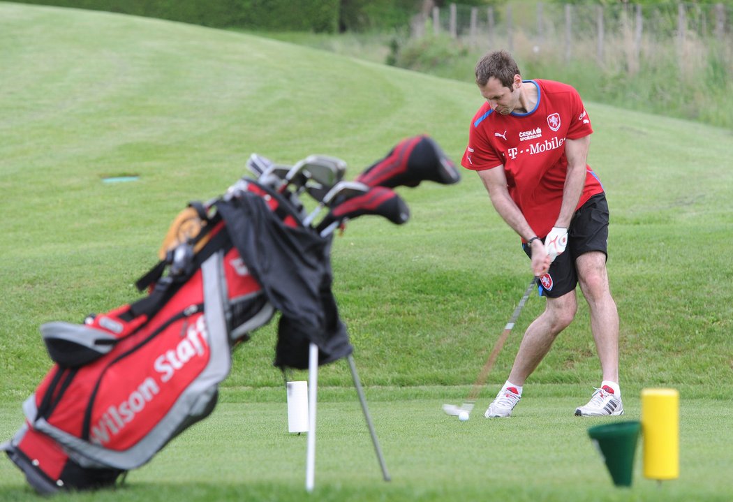 Petr Čech si v Bad Waltersdorfu dal partičku golfu