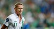 Irský kapitán Damien Duff odehrál proti Itálii stý zápas v národním dresu