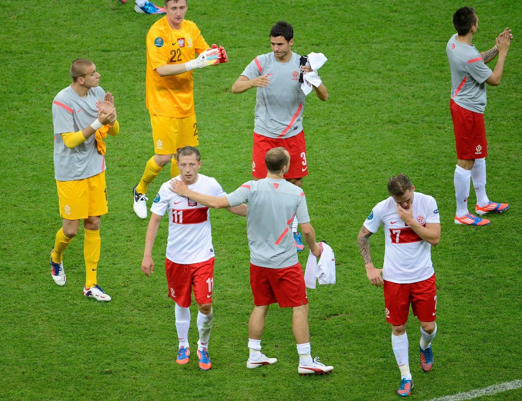 Polští fotbalisté nevěděli, jestli se mají po remíze 1:1 s Řeckem radovat, nebo smutnit