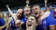 Euforické selfíčko islandských hrdinů po postupu do čtvrtfinále EURO