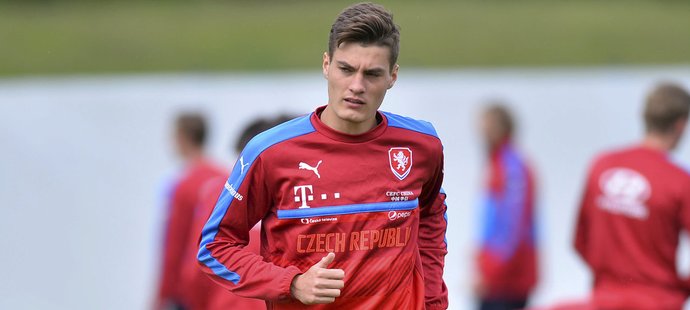 Patrik Schick na českém soustředění před EURO v Rakousku