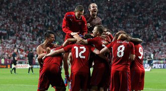 EURO 2012: Čtvrtfinále mistrovství Evropy ve fotbale Česko - Portugalsko