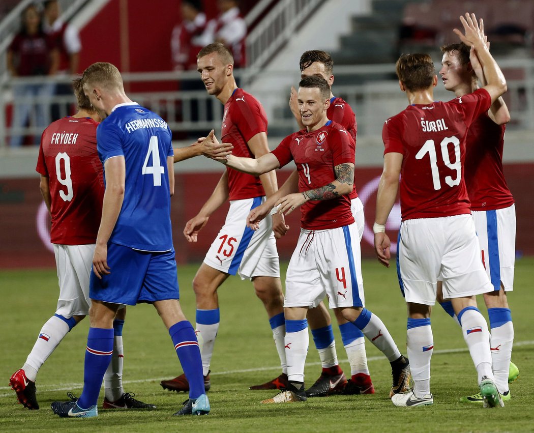 Střídající Jan Sýkora slaví svou premiérovou reprezentační trefu